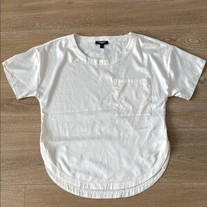 Express Shirt Top Short Sleeves Silky Comfort